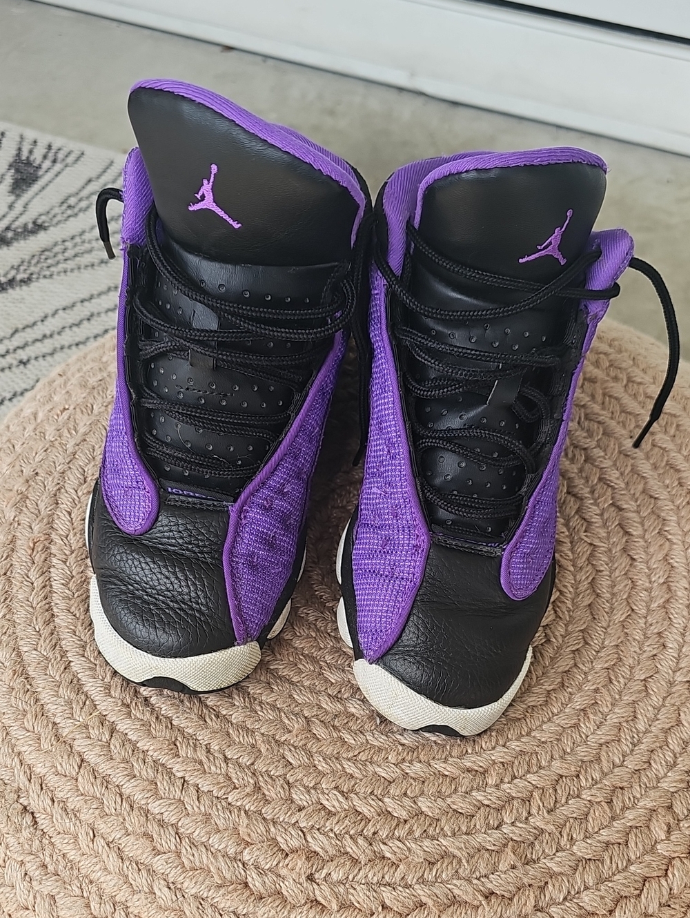 Jordan Kids Sneakers - Black & Purple